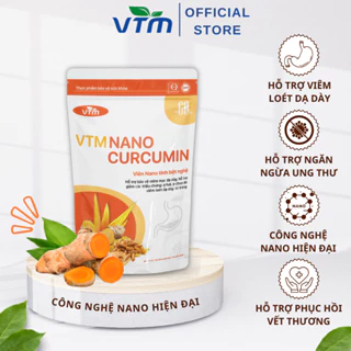 Viên uống tinh bột nghệ VTM NANO CURCUMIN gói 60 viên