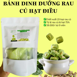 BÁNH DINH DƯỠNG 23 loại RAU CỦ HẠT ĐIỀU - healthy