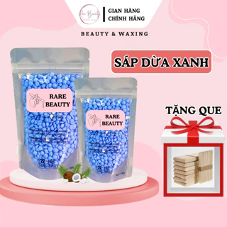 [TẶNG QUE] Sáp Wax Lông Sữa Dừa Màu Xanh RARE BEAUTY Sáp Có Mùi Thơm Nhẹ Và Bám Lông Cực Tốt