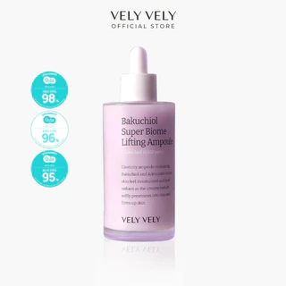 Tinh Chất Dưỡng Da Căng Bóng Giảm Nhăn VELY VELY Bakuchiol Super Biome Lifting Ampoule 100ml