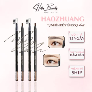 Chì Xé Kẻ Mày HAOZHUANG Eyebrow Pencil, Chì Chuyên Dụng Phẩy Sợi Makeup Cho Nét Mảnh Đẹp Tự Nhiên Holly Beauty