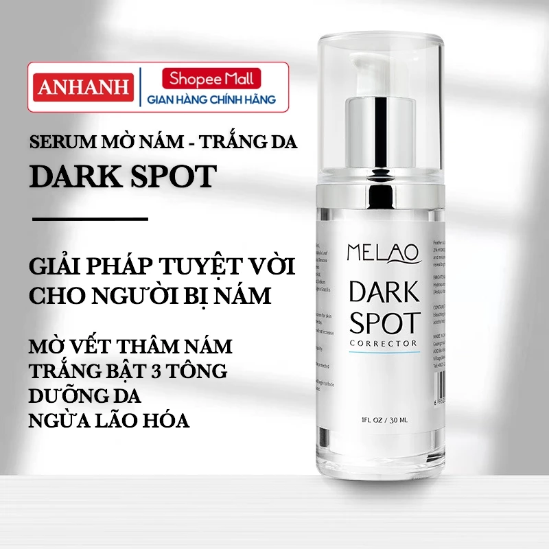 Serum xóa mờ nám DARK SPOT CORRECTOR ANHANH làm trắng da, ngừa lão hóa sớm, làm mờ vết thâm,thâm xỉn,da không đều màu