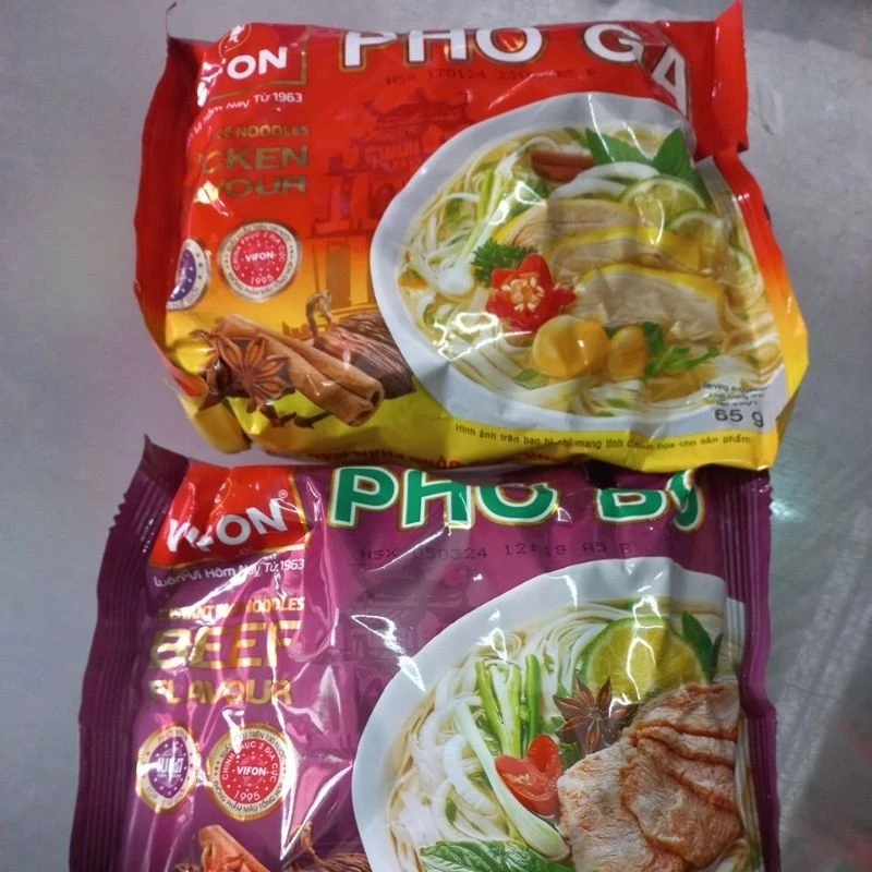 Phở bò, phở gà Vifon 65g