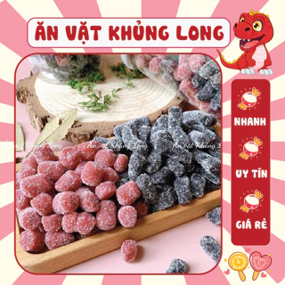 500G Ô Mai Dâu Tây, Ô Mai Kẹo Dâu Tây Đặc Sản Đà Lạt, Ô Mai - Mứt Tết, Ăn vặt Khủng Long