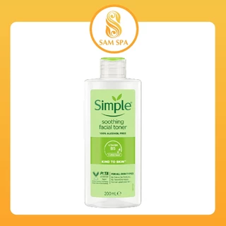 Nước Hoa Hồng Simple Làm Dịu Da & Cấp Ẩm 200ml