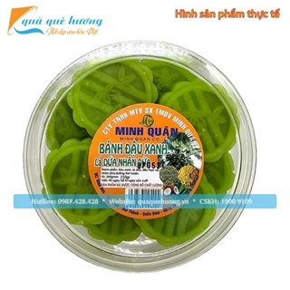 Bánh đậu xanh lá dứa nhân dừa Minh Quân 240gr đặc biệt