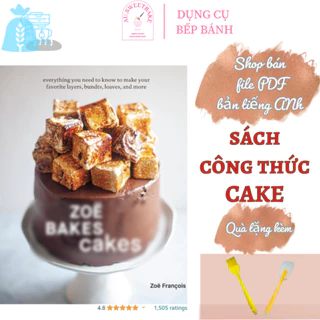 Sách -  công thức làm bánh bông lan Zoe Bakes Cakes file PDF bản tiếng anh handmade dạy nướng bánh nấu ăn Ausweetbake