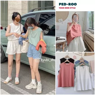 Áo thun 3 LỖ nữ  chất thun cotton thấm hút, áo sát nách, ba lỗ cổ tim nữ phom rộng phong cách Hàn Quốc