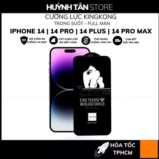 Kính cường lực kingkong iphone 14 pro max ip 14 pro 14 plus full màn hình wk design phụ kiện điện thoại huỳnh tân store