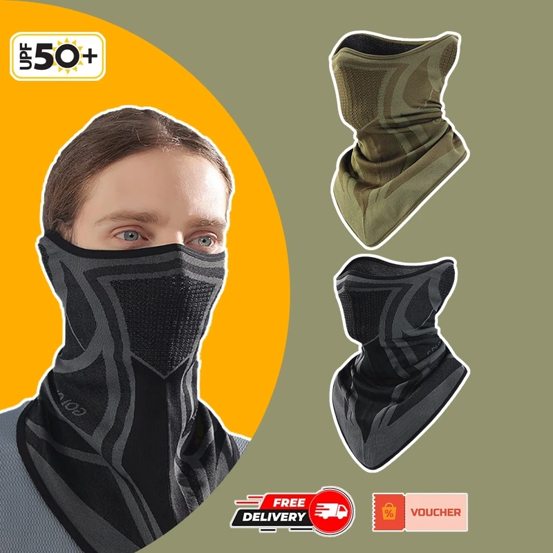 Khẩu Trang Nam Chống Nắng UV Giữ Ấm Thoáng Khí Vải Thun Lạnh Thoáng Mát ( Khăn Che Mặt Đi Phượt Thấm Hút Mồ Hôi Tốt )
