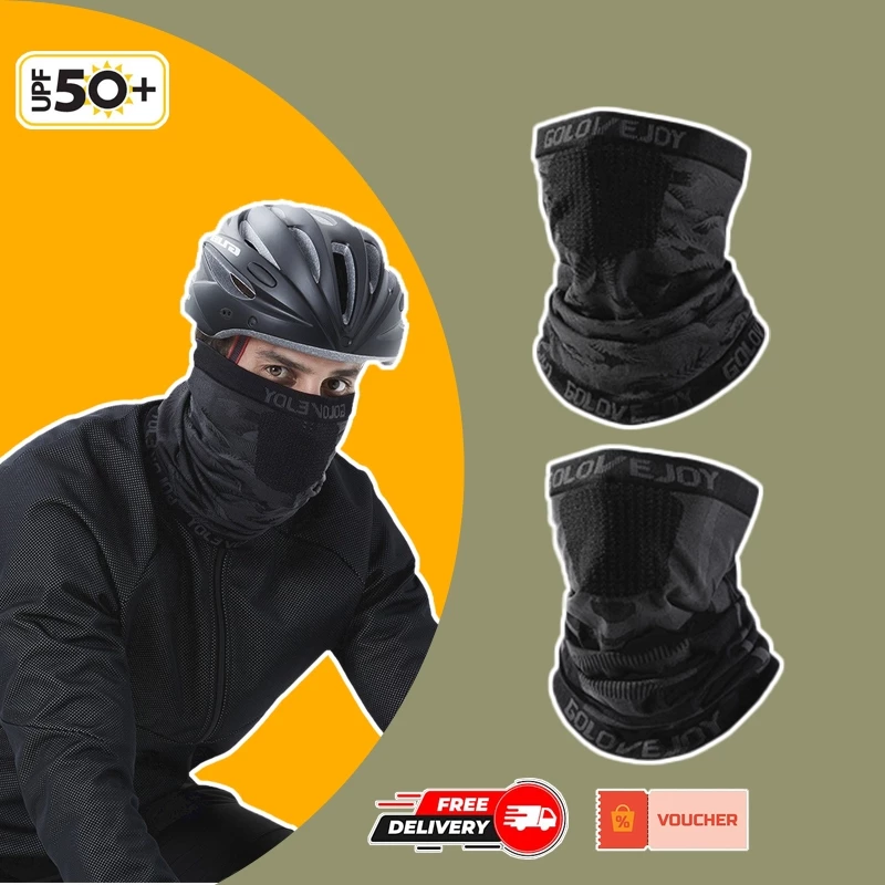 Khẩu Trang Nam Chống Tia UPF50+ Vải 4D Thoáng Mát Co Giãn Tốt ( Khăn Ống Nam Vải Thun Lạnh Che Mặt Cổ Đi Phượt Du Lịch )