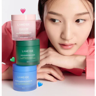 Mặt Nạ Ngủ Dưỡng Ẩm Làm Dịu Săn Chắc Da LANEIGE Water Cica Bouncy & Firm Sleeping Mask EX