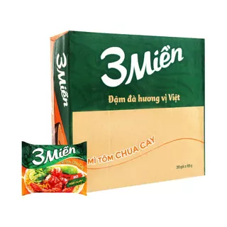 [Free Ship] 1 Gói Mì 3 Miền Đủ Vị Thơm Ngon  Gói 65g DATE luộn tươi mới nhất