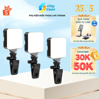 Đèn Led Mini CITYCASE Siêu Sáng, hỗ trợ Ánh Sáng Quay Video, Chụp Ảnh, Livestream, Quay Vlog đèn dùng pin hoặc sạc điện