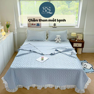 Chăn thun bèo lạnh cao cấp size 200x230cm trần bông siêu mềm mại, thoáng mát giặt máy thoải mái