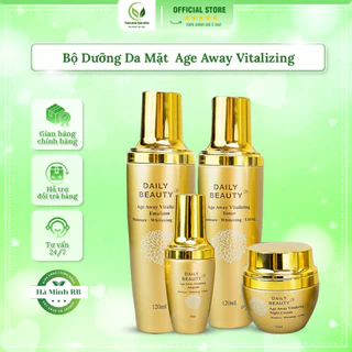 Bộ Dưỡng Da Mặt R&B - Bộ Chăm Sóc Da Mặt Trẻ Hóa Làn Da Daily Beauty Age Away Vitalizing Giảm Lão Hóa (Hà Minh RB)