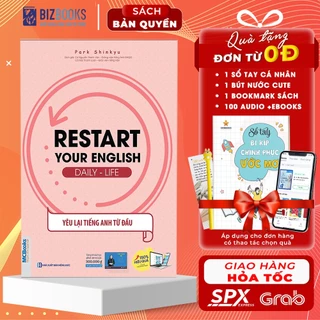 Sách - Restart Your English (Daily Life) - Yêu Lại Tiếng Anh Từ Đầu - Học Kèm App Online