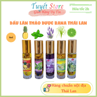 Dầu lăn Bana Oil Balm giảm nhức đầu chóng mặt Thái Lan