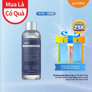 [CHÍNH HÃNG] NƯỚC HOA HỒNG KLARS CÂN BẰNG DA , DƯỠNG ẨM TỨC THÌ 180ML Guardian