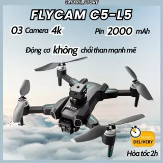 Flycam giá rẻ C5-L5 có camera siêu nét lên tới 4k pin lên tới 2000 mah sử dụng đến 20 phút