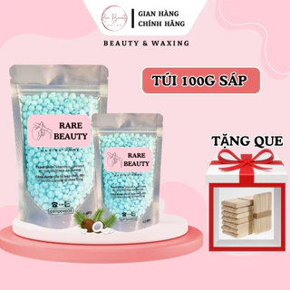 100gr Sáp Wax Lông Xanh Biển RARE BEAUTY Siêu Thơm Chuyên Dùng Wax Toàn Thân