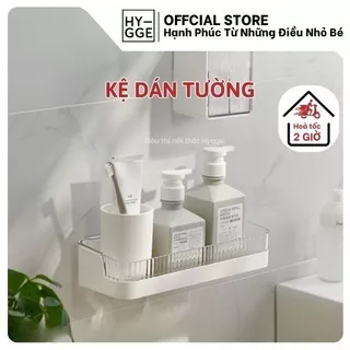 Kệ Nhựa Dán Tường Nhà Tắm Hình Chữ Nhật Có Khe Thoát Nước, Giá Nhựa Treo Đồ Không Cần Khoan Đa Năng