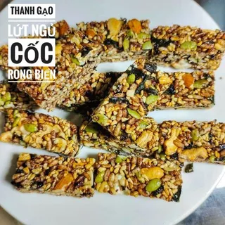 1 KG- Thanh gạo lứt mix hat/ mix hạt và rong biển [ĂN CHAY ĐƯỢC]