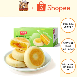 Bánh Mochi Sầu Riêng Hộp 500g Hương Vị Sầu Đặc Trưng, Ngọt Nhẹ Thơm Ngon