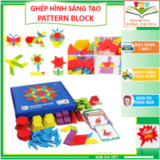 Ghép Hình Sáng Tạo - Pattern Blocks (155 chi tiết)