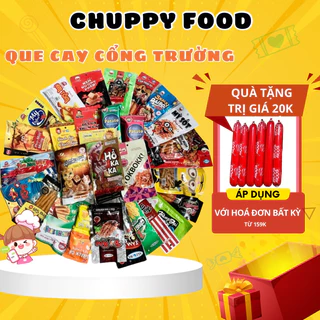 Tăm Cay Ăn Vặt Tuổi Thơ 🎁CHUPPY FOOD🎁 Đồ Ăn Vặt Cổng Trường, Ăn Vặt Nội Địa Trung Các Loại