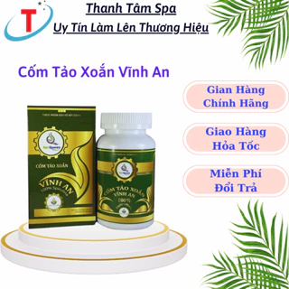 Tảo xoắn Vĩnh An, Dạng Cốm Cấy Nano Trắng Da Đẹp Da Mờ Thâm Nám Vĩnh An Hộp Chính Hãng.