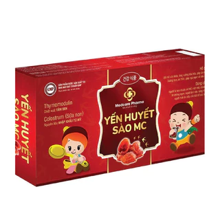 Yến huyết sào MC – Bồi bổ cơ thể ăn ngủ ngon [ Hộp 20 ống ]