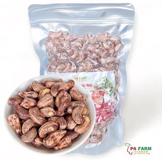 500 GRAM Hạt điều rang muối còn vỏ lụa( size nhỏ 700-750 hạt/1kg)