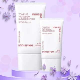 Kem Chống Nắng Nâng Tone, Kiềm Dầu Innisfree Tone Up No Sebum - Tone Up Watering Sunscreen SPF50/PA++++ 50ml Chính Hãng