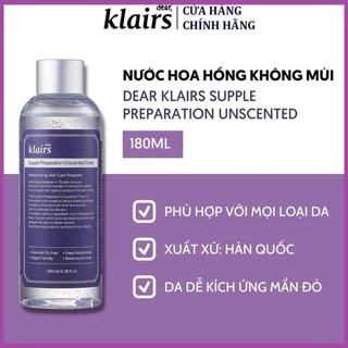 Toner Klairs 180ml phục hồi da dưỡng da trắng sáng giúp giảm mụn cấp ẩm hiệu quả l