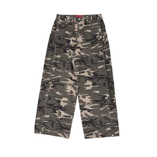 Quần Baggy Nam Nữ Quần Ripstop Vintage Camo rộng