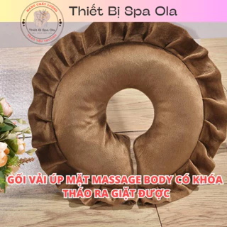 Gối Úp Mặt Massage, Gối Vải Úp Mặt Làm Body Cho Spa Dưỡng Sinh, Tại Nhà.