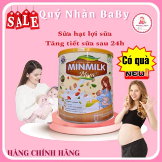 Sữa Ngũ Cốc Dinh Dưỡng Lợi Sữa MinMilk Cho Mẹ ( Hộp 650g ) - Giúp Mẹ Sữa Nhiều Hơn, Thơm Hơn, Bé Tăng Cân Tốt. Moonstore