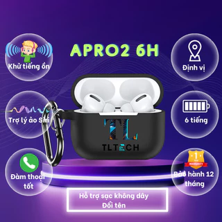 [Tặng ốp] Tai nghe Bluetooth APro2 bản cao cấp, Mic rõ, pin 6h, đa điểm full chức năng, âm thanh hay - BH 12T - TLTECH