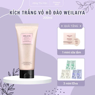 Kem Tẩy da chết Ủ Trắng Da WEILAIYA chiết xuất vỏ hồ đào 200ml