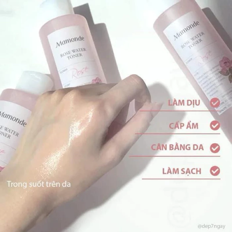 Toner mamonde hoa hồng cân bằng da 50ml