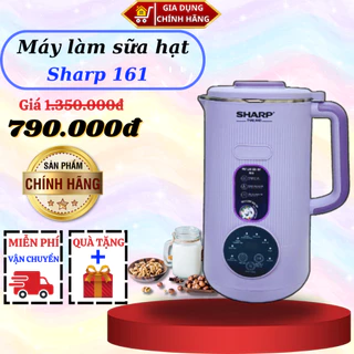 Máy Làm Sữa Hạt đa năng Sharp KS161 Chính Hãng,dung tích 1000ml,tiện lợi,Bảo HÀNH 12 THÁNG