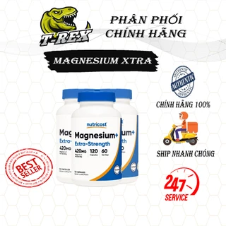 Viên uống Magie  - Nutricost Magnesium + Extra Strength 420mg - Hàng chính hãng nhập khẩu