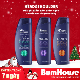 Dầu Gội Ngăn ngừa gàu Head & Shoulders Clinical Strength 400ml - Hàng Mỹ