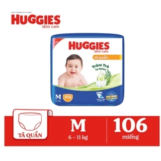 Tã bỉm quần HUGGIES Skincare Jumbo M106/L104/XL88/XXL80 [SIÊU NHIỀU MIẾNG]