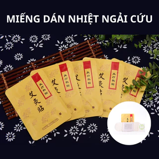 Miếng dán nhiệt ngải cứu, massage, giảm đau, giảm bầm, đau lưng, đau bụng kinh