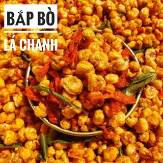 Gói 300gr ngô cay mix bò khô lá chanh ăn vặt