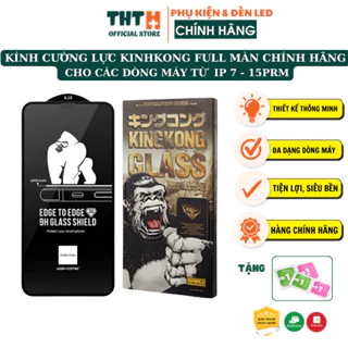 Kính cường lực iphone kingkong CHÍNH HÃNG full màn 6/7/7plus/8/8plus/x/xs/11/12/13/14/15/pro/max/promax/plus