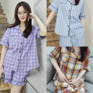 Bộ Pijama nữ Beemon kẻ sọc xuất Hàn