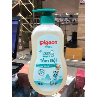 Sữa Tắm Gội Dịu Nhẹ Pigeon 700Ml